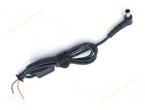 DC кабель (6.5*4.4+Pin) для SONY (40W, 65W, 90W, 120W) Від блока живлення до ноутбука