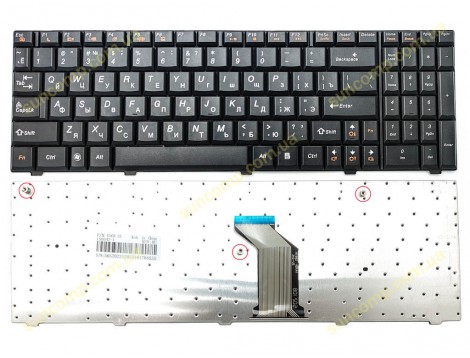 Клавіатура для LENOVO IdeaPad G560, G565, G560E, G565A (RU Black)