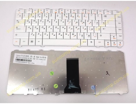 Клавіатура для LENOVO IdeaPad Y450, Y450A, Y450G, Y550, Y550A, V460 (RU White) Оригінал