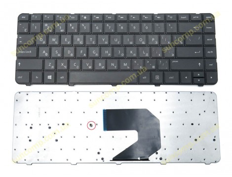 Клавіатура для HP G6-1000, G4-1000, G6T, G6S, G6X, Compaq CQ43, CQ57, CQ58, 250 G1, 255 G1, 430, 431, 435, 630, 635, 650, 655 (RU Black). OEM