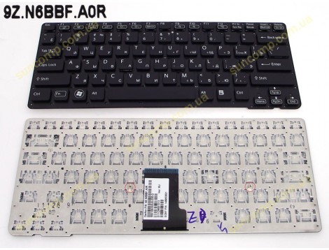 Клавіатура для SONY VPC-CA Series (RU Black без рамки) Оригінал