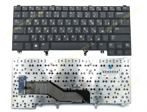 Клавіатура для DELL Latitude E5420, E5430, E6230, E6320, E6330, E6420, E6430, E6440 (RU Black)