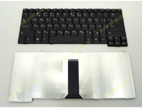 Клавіатура для LENOVO IdeaPad G430, G450, G530, Y330, Y430, U330, C100, C200, C460, C510, N200, V100, F51 (RU Black)