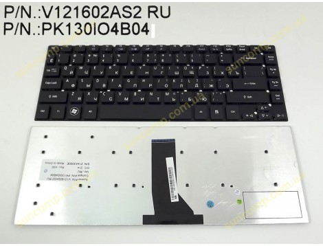 Клавіатура для ACER Aspire 3830T, 4830T, 4830G, 3830TG, TM 3830, 4755G, 4830, ES1-511, E1-410 (RU Black)