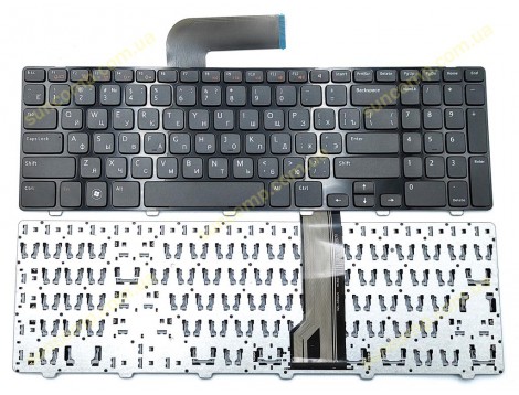 Клавіатура для DELL Inspiron 15R, N5110, M5110 (RU Black з рамкою)