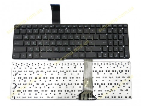 Клавіатура для ASUS K55, A55, K55XI, A55V, K55A, K55V, K55Vd, K55Vm, K55Vj K75A, K75VD, K75VJ, K75VM, X751MA, F751M (RU Black без рамки)