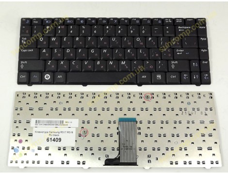 Клавіатура для Samsung NP R517, R519 (RU black)