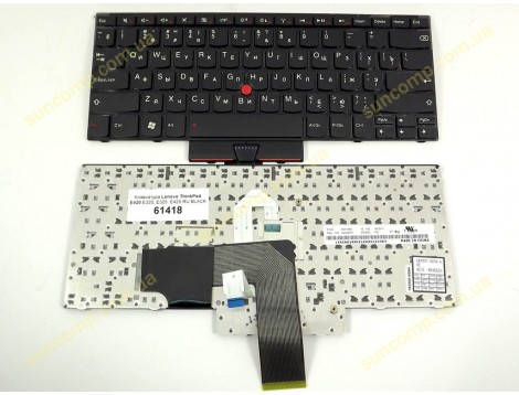Клавіатура для Lenovo ThinkPad E420, E320, E325, E425 (RU BLACK з поінтстиком)