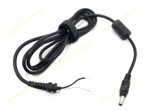 DC кабель (4.8*1.7) Bullet для HP 65W, 90W. Від блока живлення до ноутбука.
