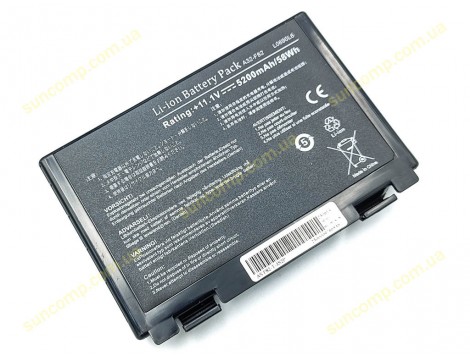 Батарея A32-F82 для ASUS F82, K50, F52, F82, F83, K40, K41, K51, K60, K61, K70, X5D, X87, P81 (11.1V 5200mAh 58Wh)