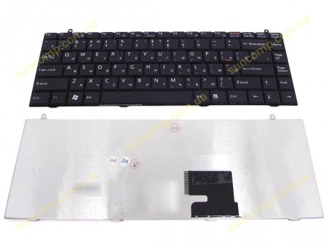 Клавіатура для SONY VGN-FZ, FZ, FZ150E, FZ160E, FZ180E, FZ190, FZ220E, FZ230E, FZ240E, FZ250E (RU Black) (V070978BS1) Оригінал