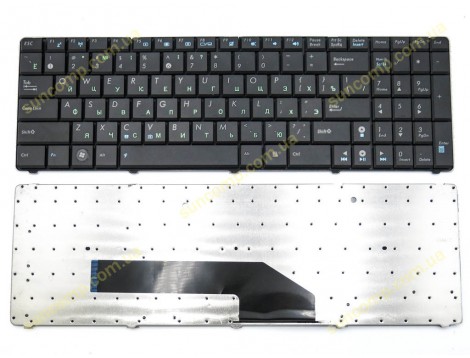 Клавіатура для ASUS K50, K70, K50IJ, K50ID, K60, K61, K70, K50C (RU black Старий дизайн)