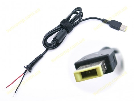 DC кабель (USB+Pin) для Lenovo (45W, 65W, 90W) 1.2m. Від блоку живлення до ноутбука.