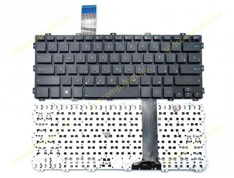 Клавіатура для ASUS X301, X301A, F301, F301A, R300, X301S, X301EI, X301EB, X301U, X301K series (RU Black без рамки)