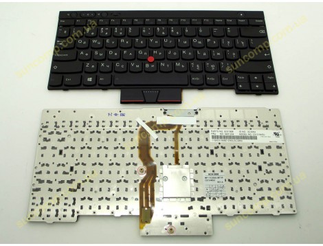 Клавіатура для Lenovo ThinkPad T430, T430i, T430s, T530, T530i, X230, X230i, X230s, W530, L530 (RU BLACK) Оригінал