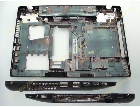 Корпус для ноутбука Lenovo Z580, Z585, Z580A, Z580AM, Z580AF (Нижня кришка (корито)) з HDMI роз'ємом
