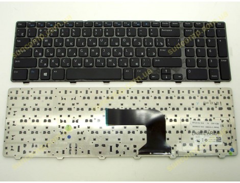 Клавіатура для DELL Inspiron 17R 3721, 3737, 5721, 5737 (RU Black з рамкою)