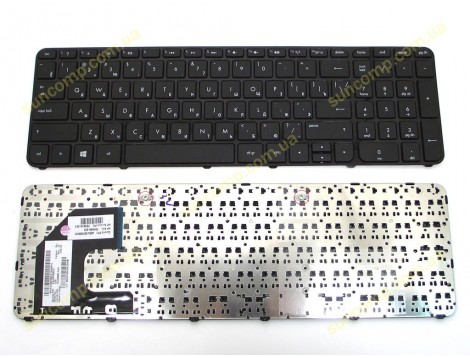 Клавіатура для HP Pavilion 15 15-B, 15T-B, 15Z-B Series (RU Black з рамкою)