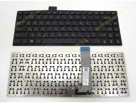 Клавіатура для ASUS VivoBook S400, S400C, S400E, S400CA, S451, X402, X402C, E402M, E402MA, E402S, E402SA ( RU Black без рамки )