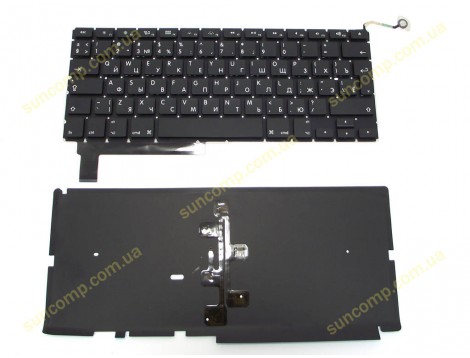 Клавіатура для APPLE A1286 Macbook Pro (RU, Big Enter з підсвіткою)