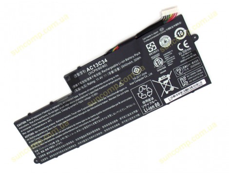 Батарея AC13C34 для ACER Aspire V5-122P, V5-132, V5-132P, E3-111, E3-112V, E3-112M (KT.00303.010) (11.4V 2200mAh)