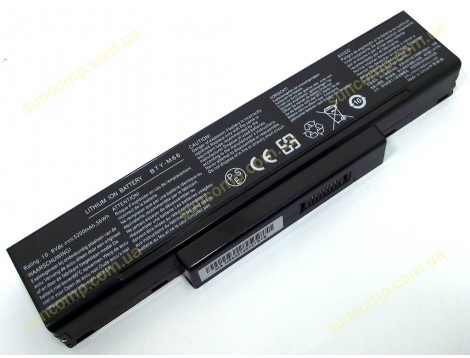 Батарея BTY-M66 для MSI MegaBook CR400, CR420, CX420, EX400, EX460 (11.1V 5200mAh 57.7Wh)