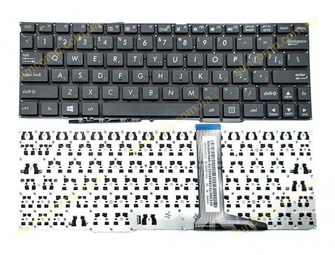 Клавіатура для ASUS Transformer Book T100, T100A, T100C, T100T, T100TA, T100TAF, T100TAL, T100TAM, T100TAR (RU Black без рамки). Оригінал