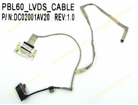 Шлейф матриці для Asus K53U, X53U, A53U, K53T, X53B, K53TK (DC02001AV20)