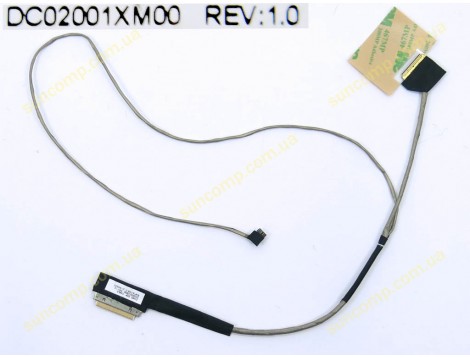 Шлейф матриці для LENOVO B40, B40-30, B40-35, B40-70, B40-80 (DC02001XM00). Для дискретної відеокарти.