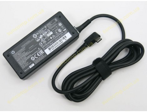 Блок живлення для HP 45W Type-C (USB-C) ORIGINAL. P/N: 814838-002  TPN-CA01 (без кабелю)