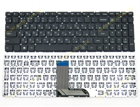 Клавіатура для LENOVO IdeaPad 700-15ISK, 700-17ISK (RU Black без рамки)