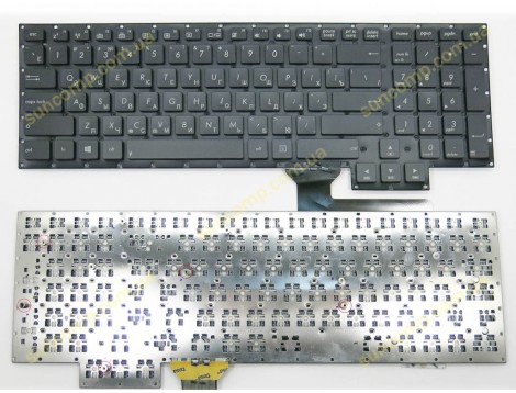 Клавіатура для ASUS G750, G750J, G750JH, G750JM, G750JZ, G750JW, G750JX, G750JY (RU Black без рамки)