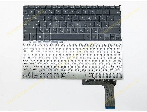 Клавіатура для ASUS E202, X201E, X202E, S200E, X205, X205T, X205TA, E202S, E205, E202SA, E202M, E202MA, F202, TP201SA (RU Black без рамки)