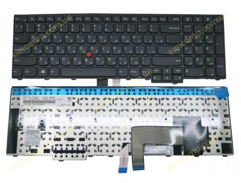 Клавіатура для LENOVO ThinkPad E540, T540, E531, L540, W540, W541, T550, T560, L560, W550 (RU Black з поінтстіком)