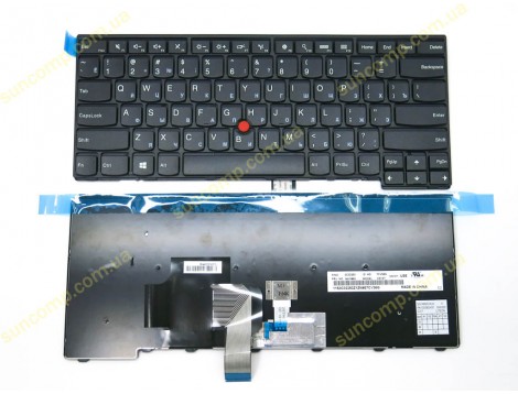 Клавіатура для Lenovo ThinkPad L440, L450, L460, L470, T431S, T440, T440P, T440S, T450, T450S, T460 (RU Black)