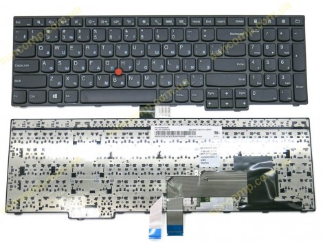 Клавіатура для Lenovo ThinkPad Edge E550, E550c, E555, E560, E565 (RU BLACK)