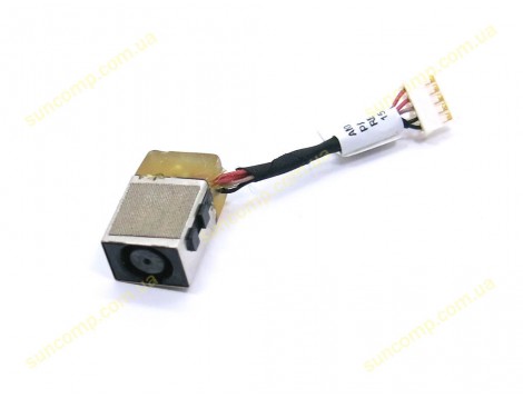 Роз'єм живлення ноутбука Dell Inspiron 15 7547, 7548, 01H8X3, 1H8X3, DD0AM6AD000 (7.4*5.0 Central pin) З кабелем!
