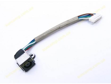Роз'єм живлення PJ600 ноутбука Dell XPS 17 L701X, L702X (RMD72/0RMD72 DD0GM7PB000) (7.4*5.0 Central pin) З кабелем!