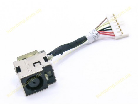 Роз'єм живлення ноутбука HP Pavilion DM4, DV3-4000, DV4-4000, DV4T-4100, DV4T-4200 Series, CQ32 (7.4*5.0 Central pin) з кабелем