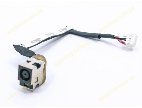 Роз'єм живлення ноутбука HP ProBook 4420s, 4421s, 4321S, 4320S, 4325S, 4326S (7.4*5.0 Central pin) з кабелем