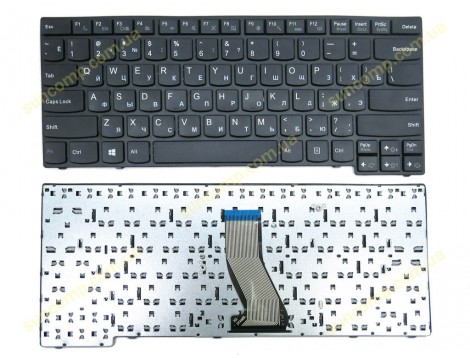 Клавіатура для LENOVO IdeaPad E40-70, E40-30, E40-45, E40-80, E40-81, E41-70, E41-80 (RU Black з рамкою)