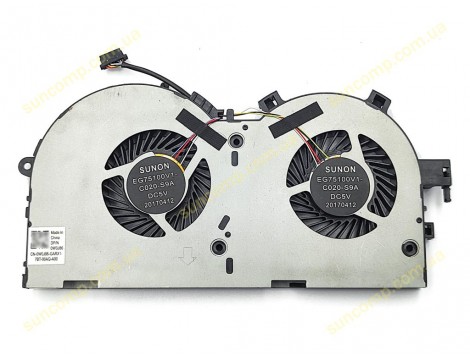 Вентилятор (кулер) для LENOVO Y520-15IKBM R720-15IKBM (EG75100V1-C020-S9A 81AL0000CD) High Copy (GPU 1060) (14 см)