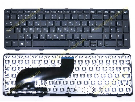 Клавіатура для HP ProBook 650 G1, 655 G1 (RU Black з рамкою)