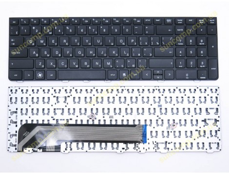 Клавіатура для HP Probook 4530S, 4535S, 4730S, 4735S (RU Black з рамкою Black)