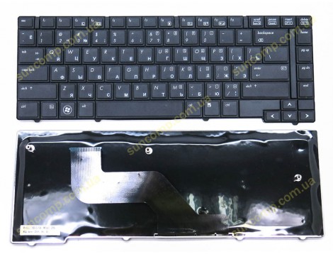 Клавіатура для HP EliteBook 8440p, 8440w, Compaq 8440p, 8440w (RU Black)