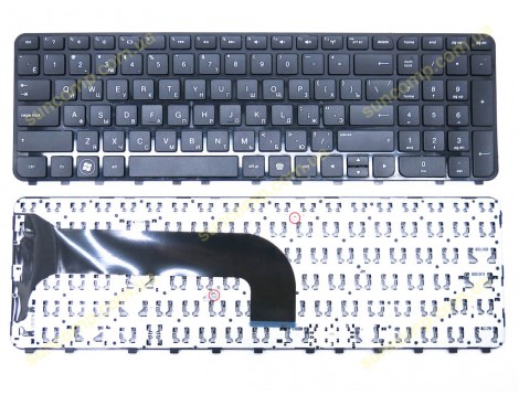 Клавіатура для HP envy M6, M6T, M6-1000, M6-1100, M6-1200 (RU Black Чорна рамка)