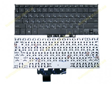 Клавіатура для ASUS TX201, TX201L, TX201LA (RU Black без рамки)