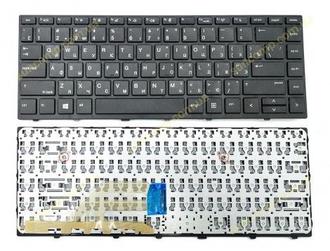 Клавіатура для HP ProBook 430 G5, 440 G5, 445 G5, 640 G4, 645 G4, 645 G5 (RU Black)