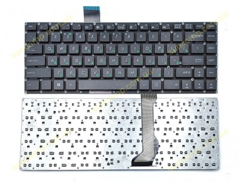 Клавіатура для ASUS VivoBook E402, E402M, E402MA, E402SA, E402S, E402N E402NA L402S L402SA R417 R417S R417SA (RU Black без рамки)