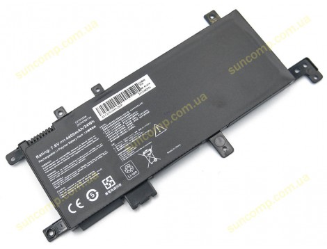 Батарея C21N1634 для ASUS VivoBook A580U, X580U, X580B, A542U, R542U, R542UR, X542U, V587U (7.4V 4700mAh 35Wh)